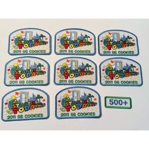 2011 Girl Scout Starting Today Cookie Patches Lot NEW